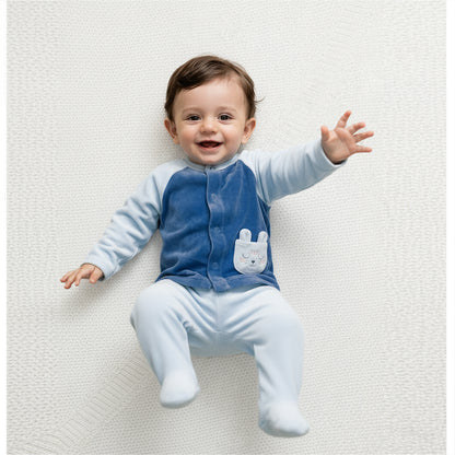 Conjunto Plush Celeste Bebé Niño