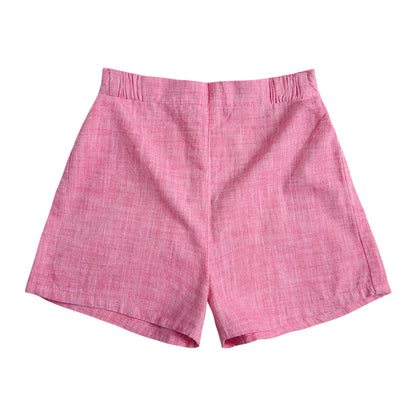Conjunto Tela Polera y Short Niña