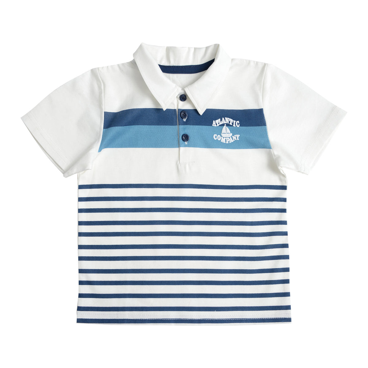 Conjunto Polera y Bermuda Gabardina Bebé Niño