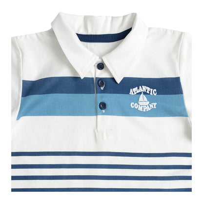 Conjunto Polera y Bermuda Gabardina Bebé Niño