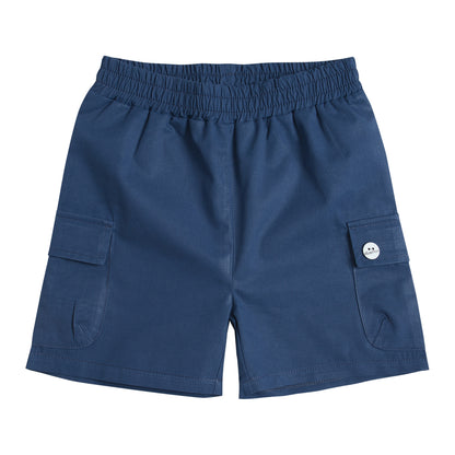 Conjunto Polera y Bermuda Gabardina Bebé Niño