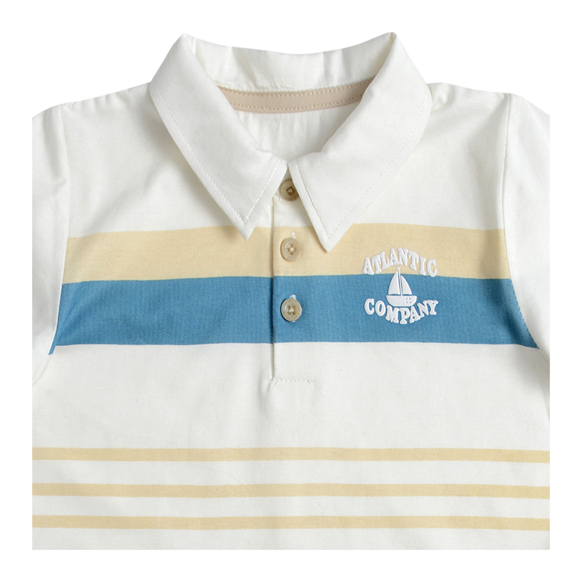 Conjunto Polera y Bermuda Gabardina Bebé Niño