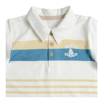 Conjunto Polera y Bermuda Gabardina Bebé Niño