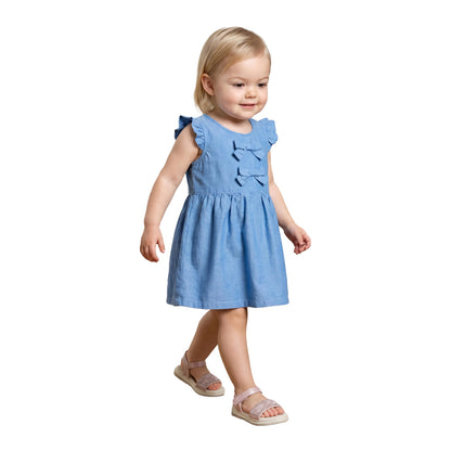 Vestido Mezclilla Liviana Bebé Niña