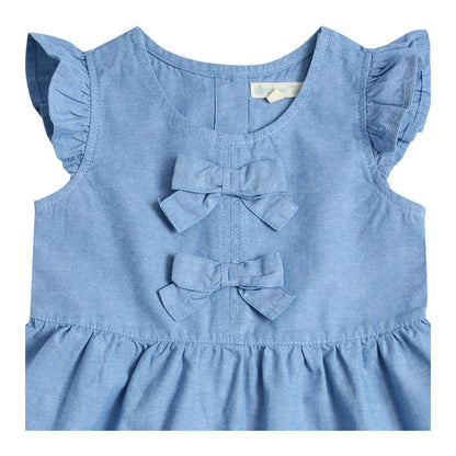 Vestido Mezclilla Liviana Bebé Niña
