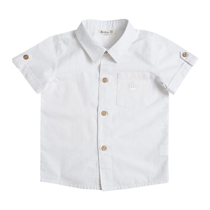 Camisa Algodón Lino Bebé Niño