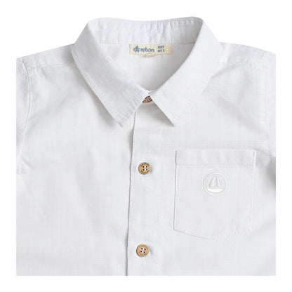 Camisa Algodón Lino Bebé Niño