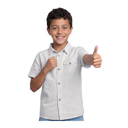 Camisa Algodón Lino Niño