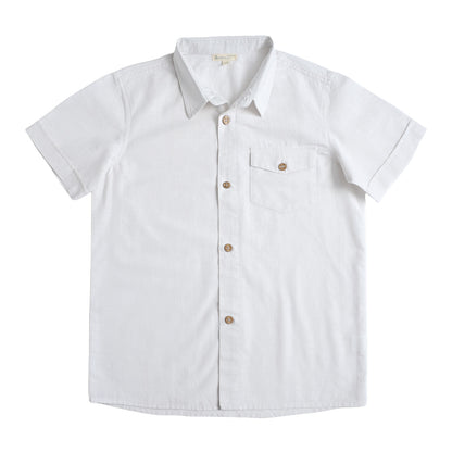 Camisa Algodón Lino Niño