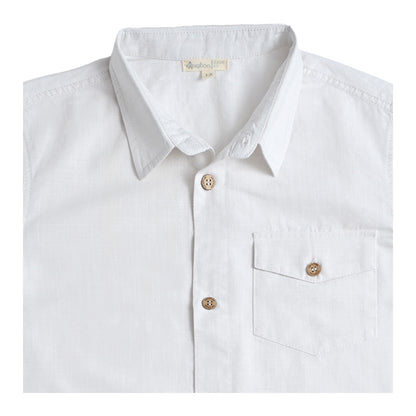 Camisa Algodón Lino Niño