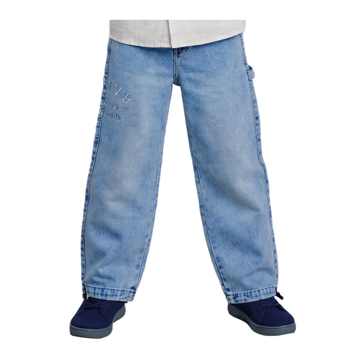 Jeans Ancho Celeste Niño