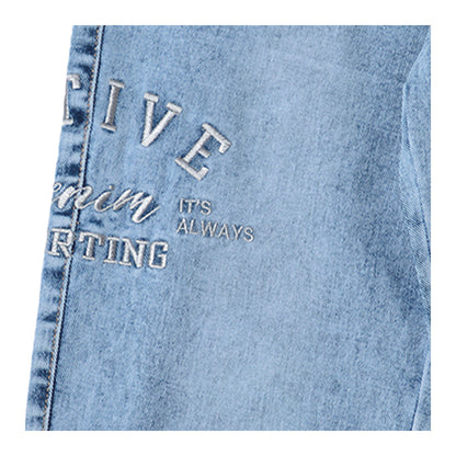 Jeans Ancho Celeste Niño