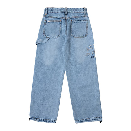 Jeans Ancho Celeste Niño