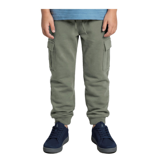 Pantalón Buzo Tela Verano Niño Verde