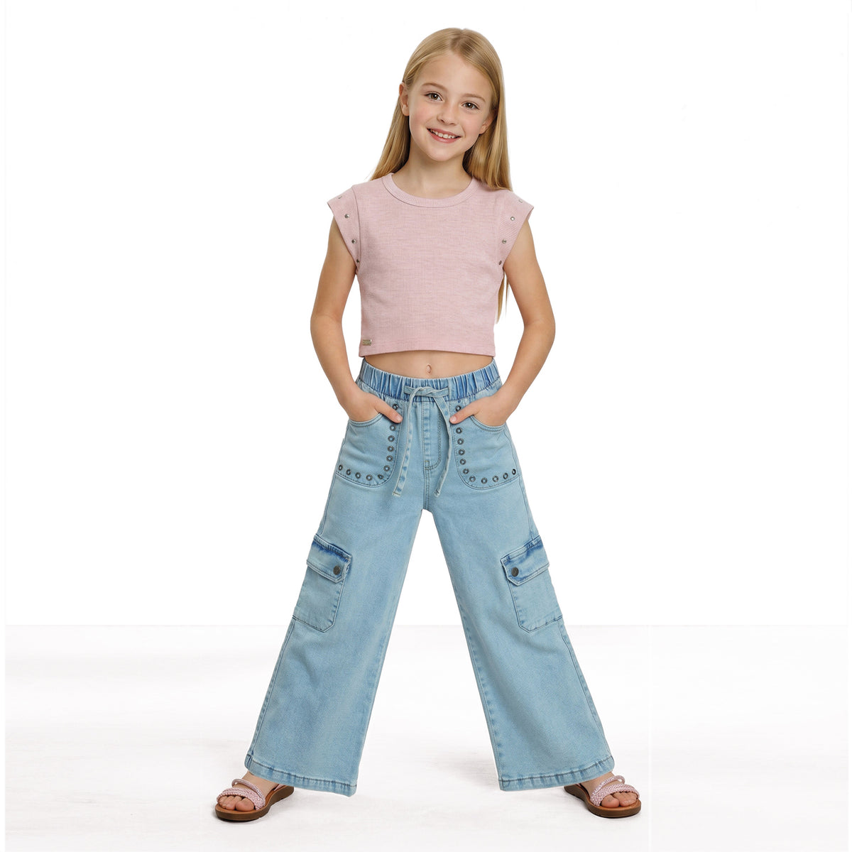 Polera Peto Manga Corta Niña