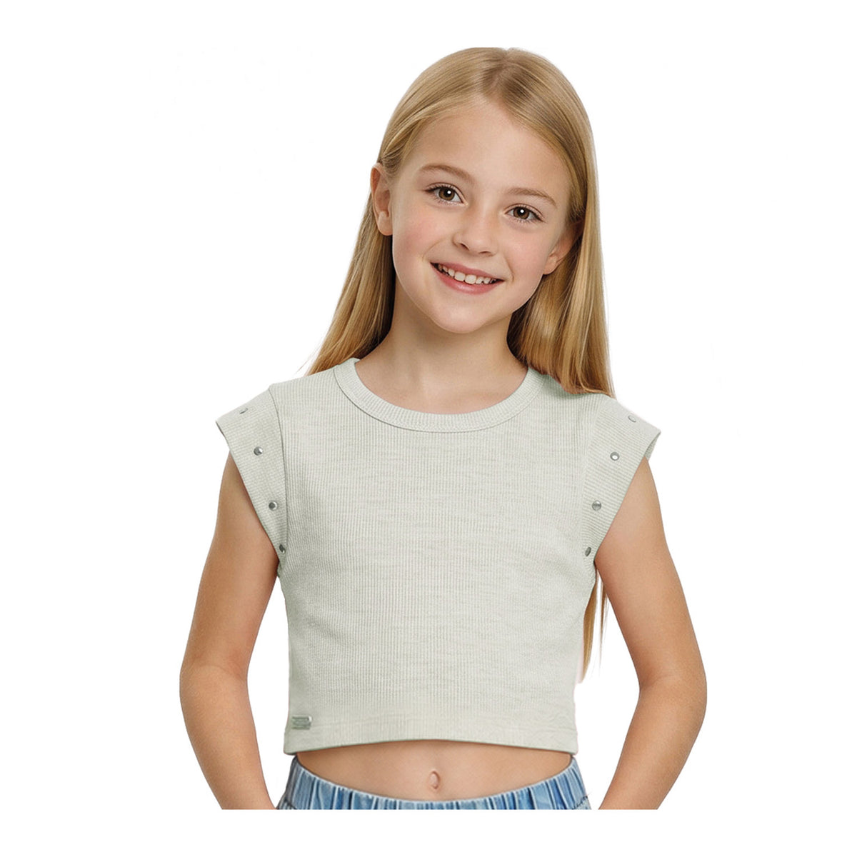 Polera Peto Manga Corta Niña