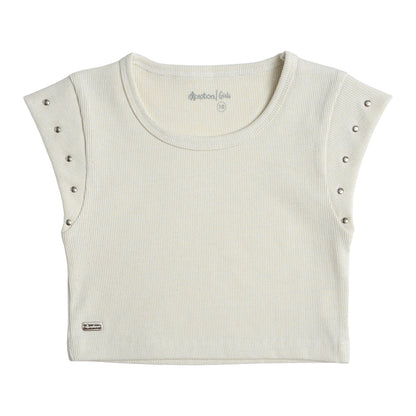 Polera Peto Manga Corta Niña
