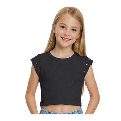 Polera Peto Manga Corta Niña