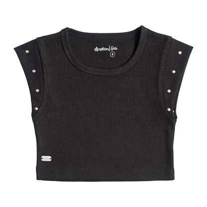 Polera Peto Manga Corta Niña