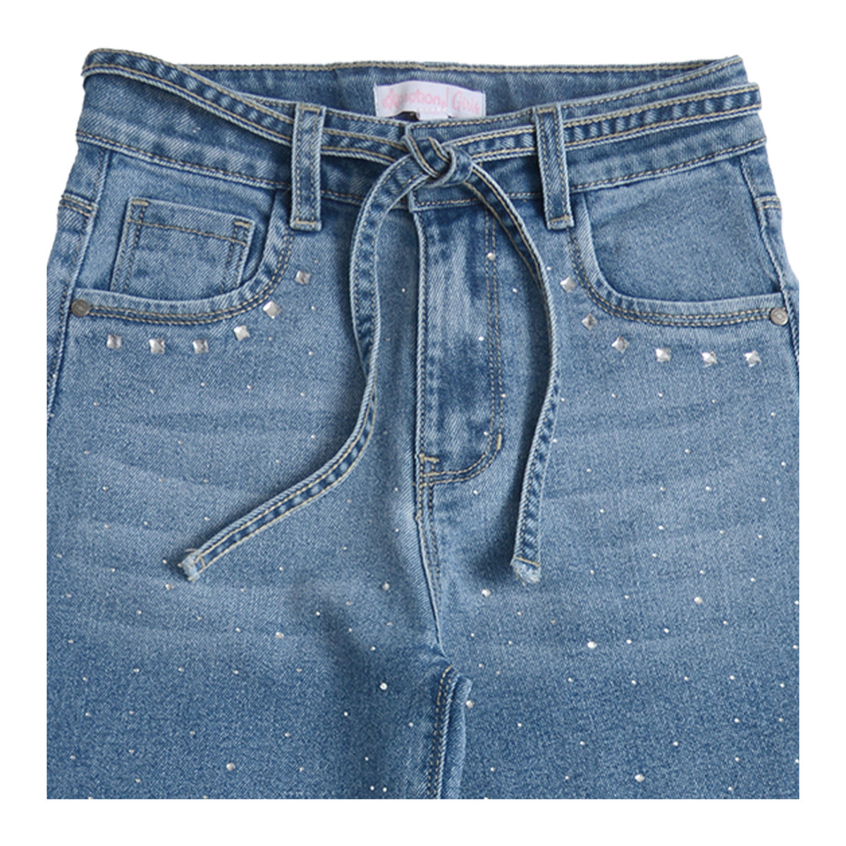 Jeans Mezclilla Palazzo Celeste Niña