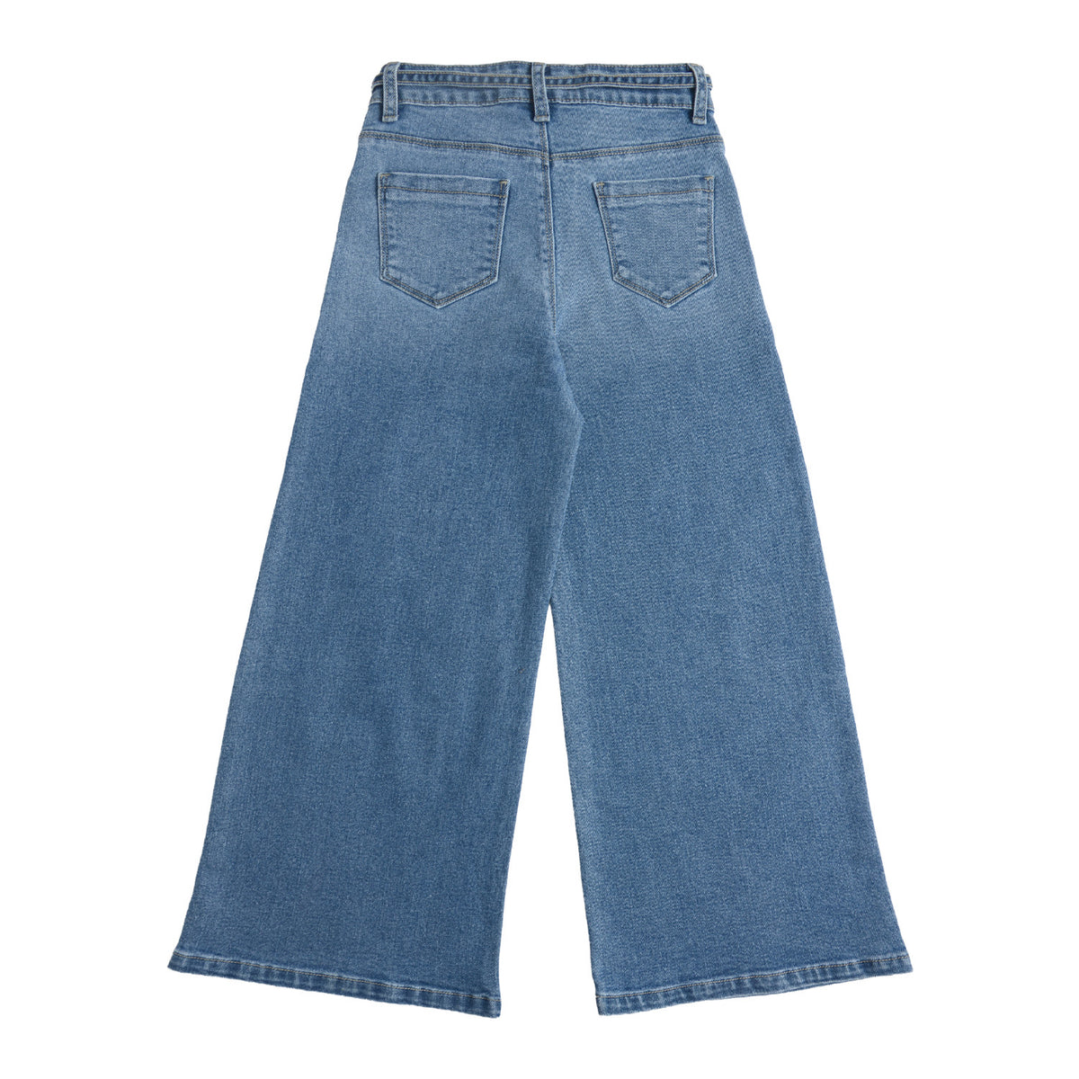 Jeans Mezclilla Palazzo Celeste Niña