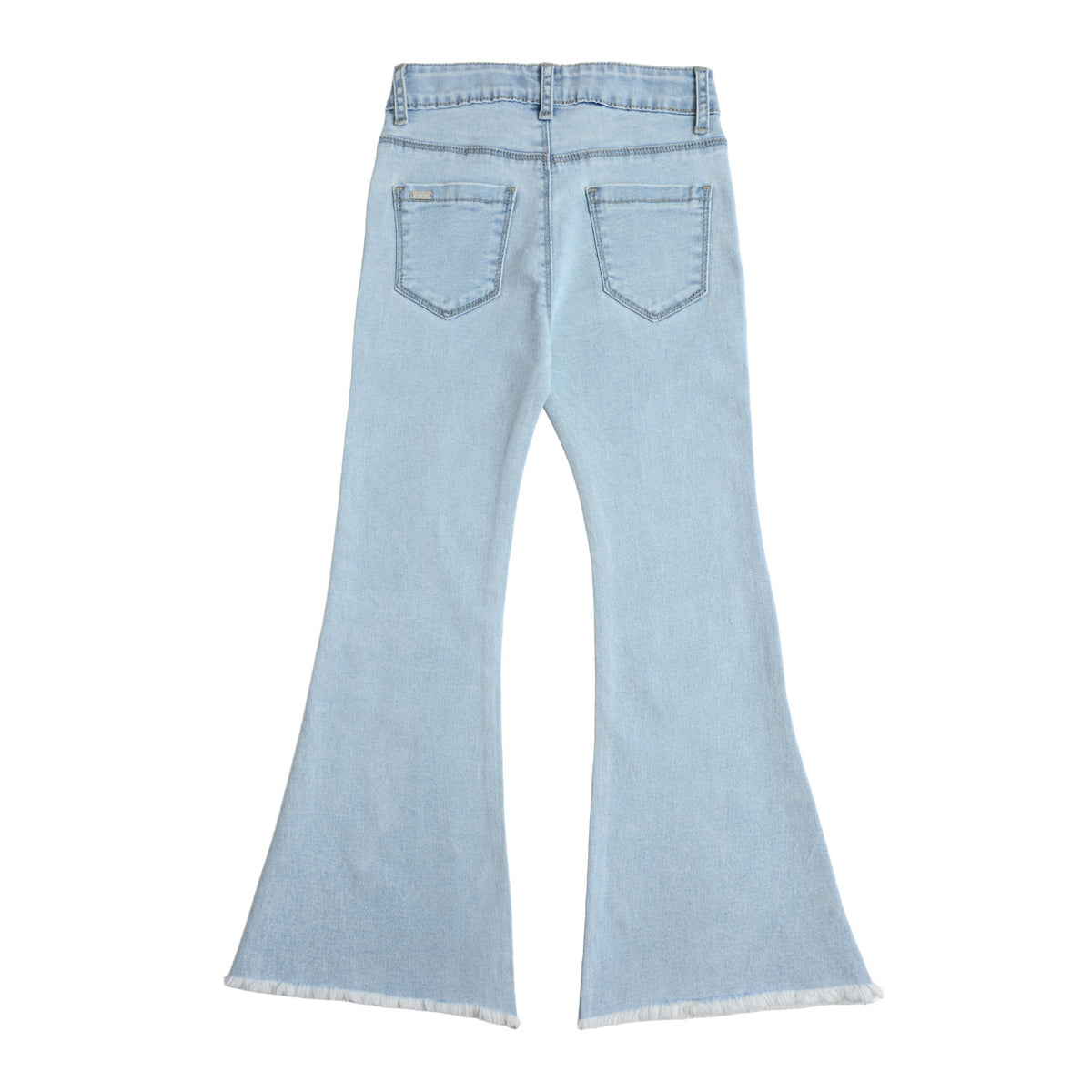 Jeans Mezclilla Flare Celeste Niña